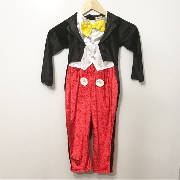 Disney Mickey Mouse Suit Tuxedo Halloween Cosplay Costume Outfit Custom Made